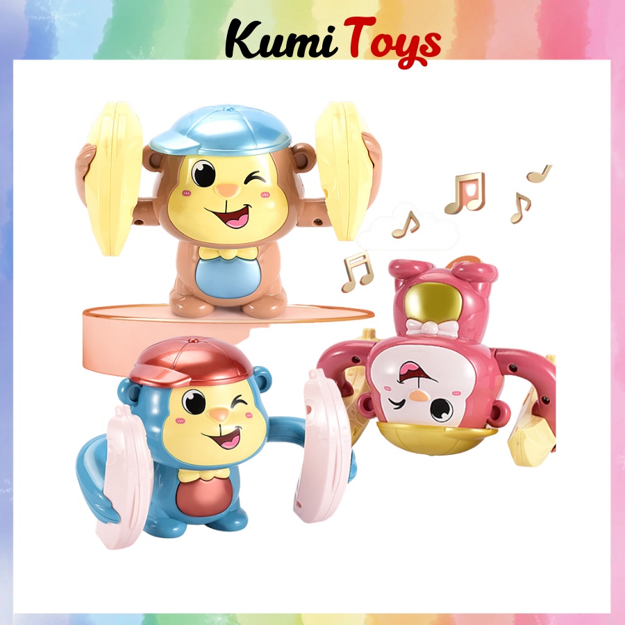 Đồ Chơi Chú Khỉ Nhảy Múa Phát Nhạc Vui Nhộn cho bé Kumi toys