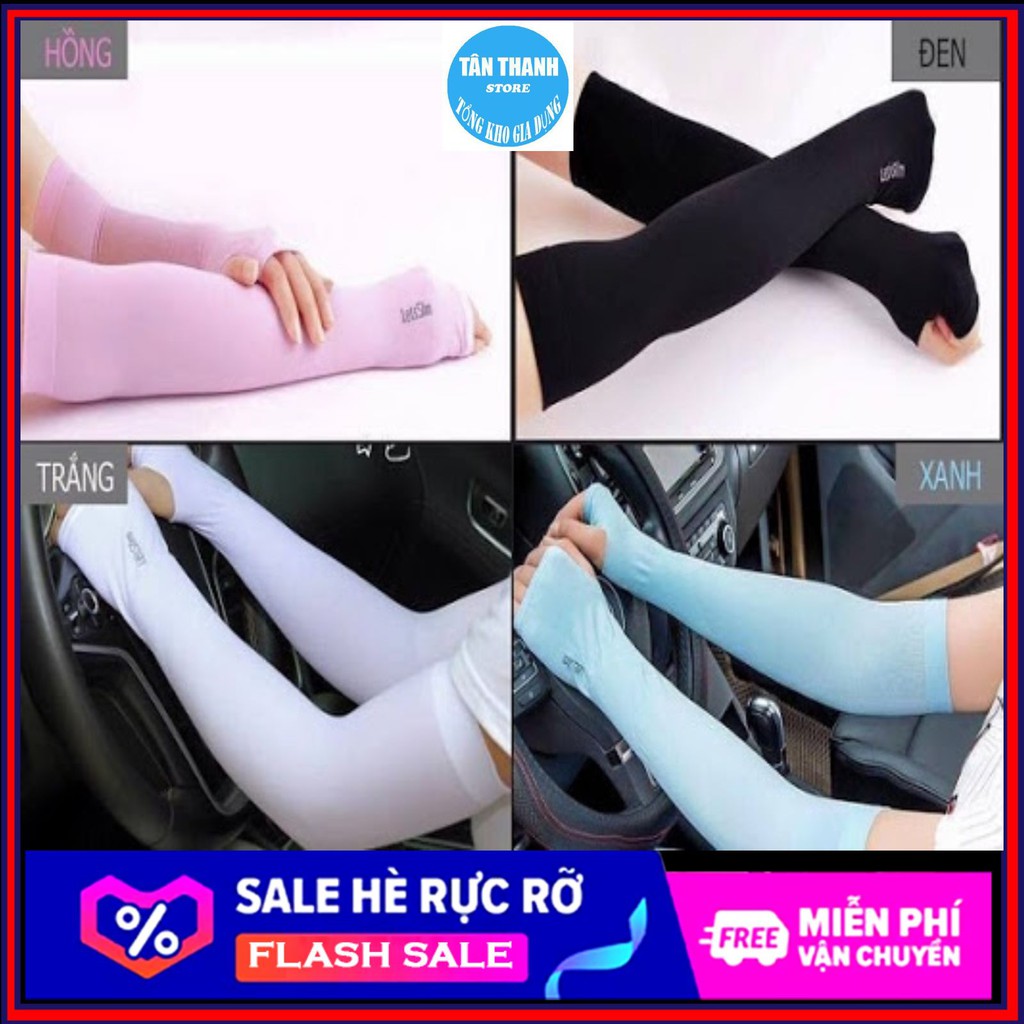 ❤️Găng Tay Chống Nắng❤️ Và Tia UV Nam Nữ Xỏ Ngón Let's Slim Aqua X Thể Thao Cao Cấp