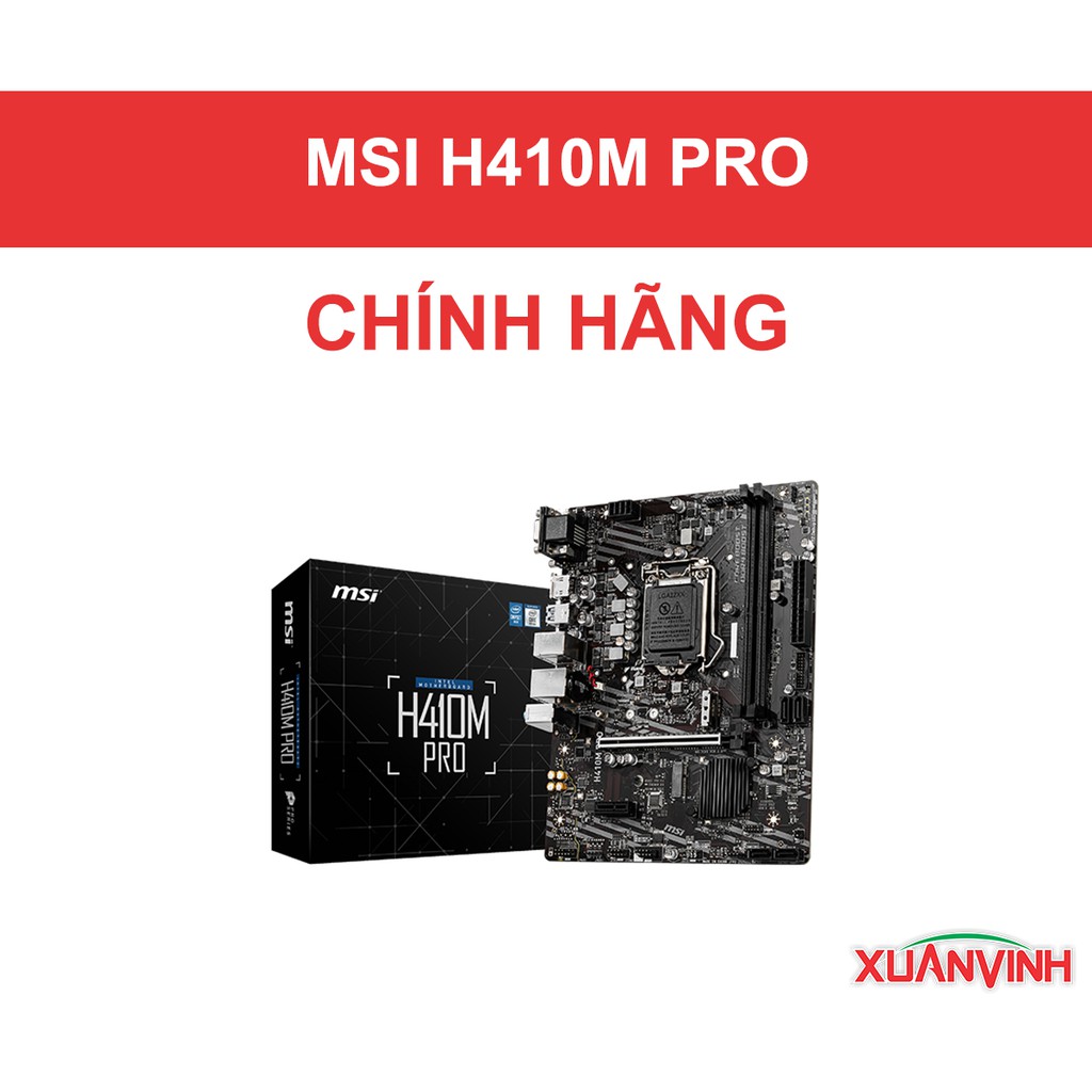 [Mã ELMS4 giảm 7% đơn 500K] Bo Mạch Chủ MSI H410M Pro New 100% Chính Hãng | BigBuy360 - bigbuy360.vn