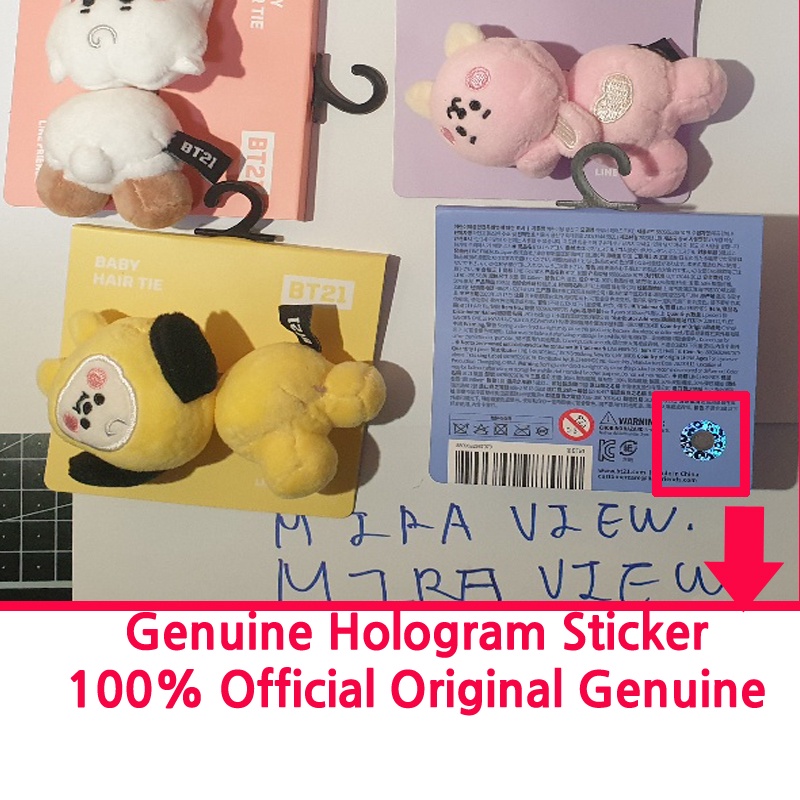 Dây Buộc Tóc Búp Bê BT21 Chính Thức Cho Bé Gái