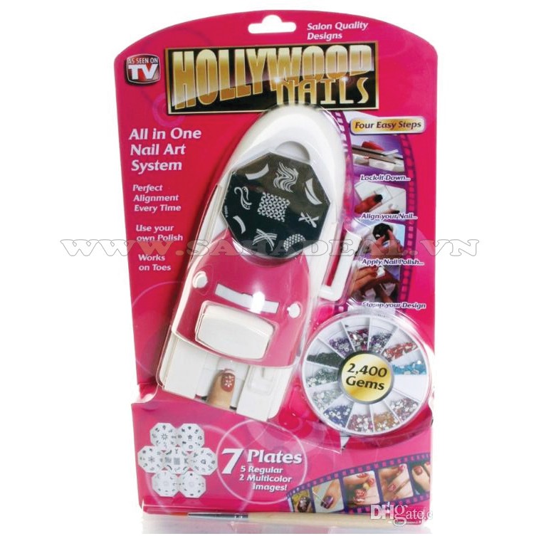 Bộ Dụng Cụ In Vẽ Hình Cho Móng Tay Hollwood Nail - Salon Express