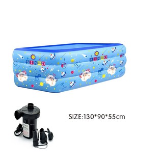 COMBO BỂ PHAO BƠI 130cm KÈM MÁY BƠM