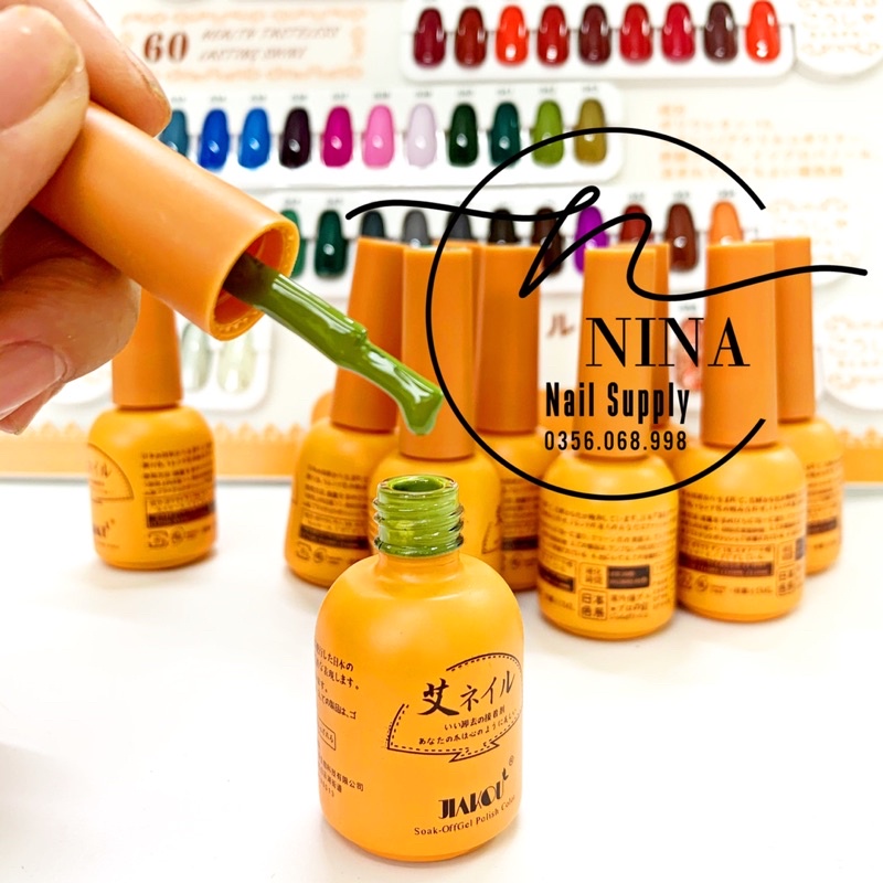 Set Sơn Nhật 60 Màu Hàng Chuẩn Sơn Đặc - Bóng - Bền, Tặng Kèm Bảng Mầu Base Top