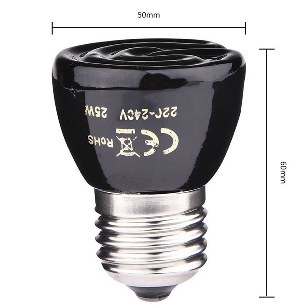 Bóng đèn LED tia hồng ngoại mini E27 20-100w cho bò sát