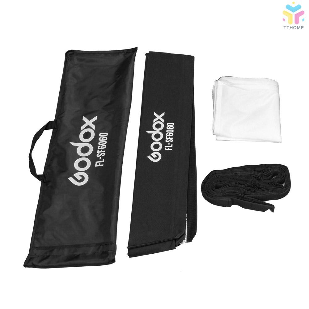 T&T Godox FL-SF6060 Softbox Kit with Honeycomb Grid Soft Cloth Carry Bag for Godox FL150S Flexible LED Light Roll-Flex P