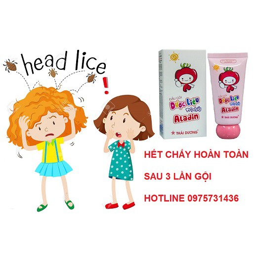 1 tube gội đầu trị chí Aladin 30 g