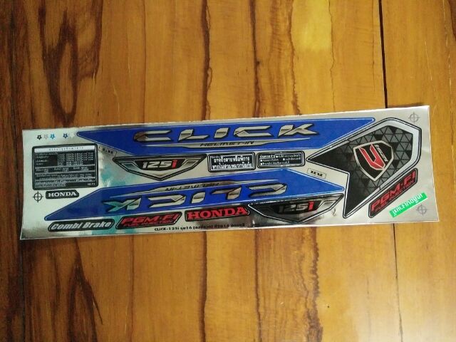 Bộ tem Click Thái 2017 màu xanh