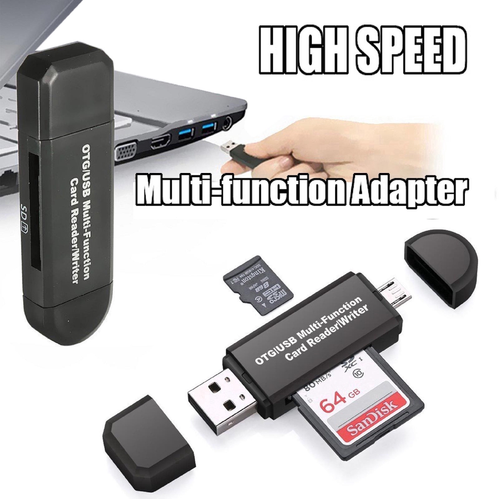 Đầu Đọc Thẻ Nhớ Micro Usb Otg Sang Usb 2.0