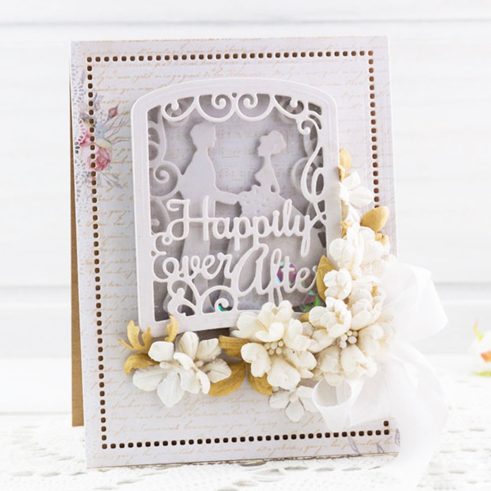 Khuôn Cắt Giấy Làm Từ Kim Loại Hình Cô Gái Nhảy Múa Trang Trí Scrapbook