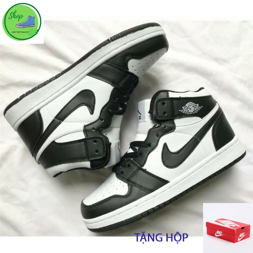 Giày thể thao jd1 đen trắng cao cổ thời trang, giày jd, giày thể thao97