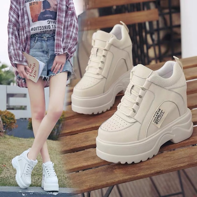 Giày thể thao đế độn thời trang 12cm