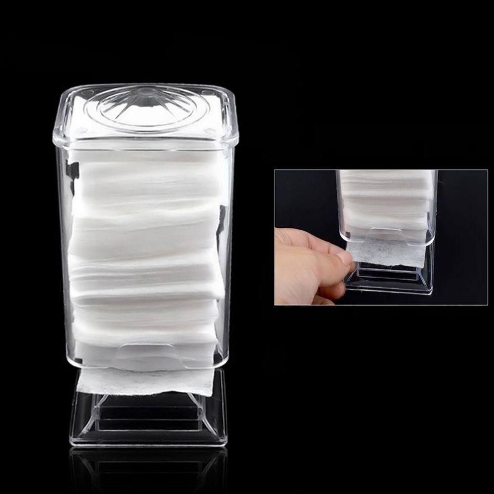 NICKOLAS Hộp Đựng Bông Tẩy Trang Bằng Nhựa Acrylic Trong Suốt Sáng Tạo Ốp