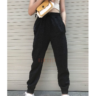 [mẫu mới] Quần Jogger nam nữ thun da cá Hàn quốc