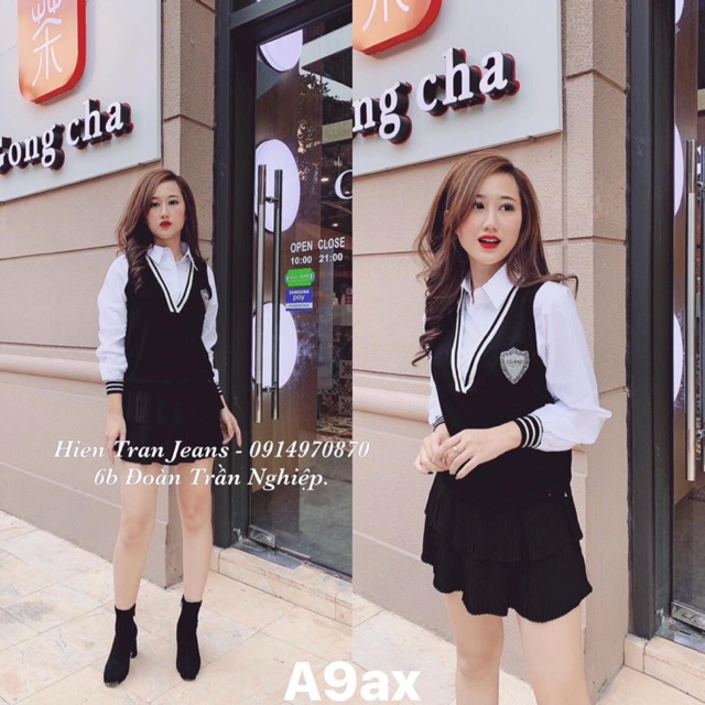 Sơ mi liền gilê