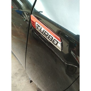 Tem Logo Turbo Dán Xe ô Tô (mẫu 2) MS-107