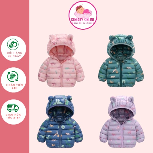 Áo phao siêu nhẹ Quảng Châu cho bé trai, bé gái- Áo phao cho bé K009