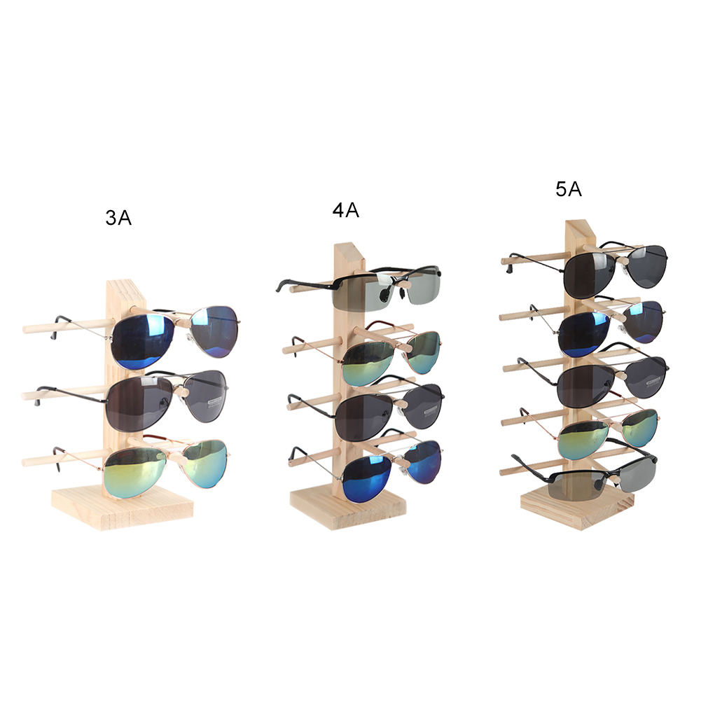 Giá Đỡ Trưng Bày Mắt Kính Bằng Gỗ Tiện Dụng