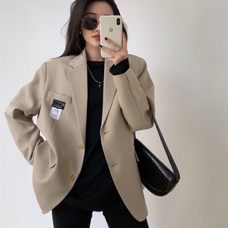 Áo blazers nữ kèm tag ngực