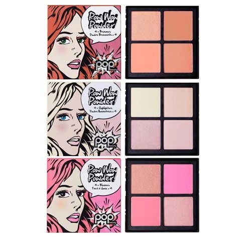 Pop Beauty - Bảng Phấn Bắt Sáng 4 Ô Pop Beauty - POW WOW POWDER 4 X 3,5G.