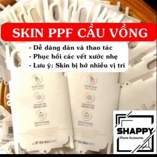 Skin Dán PPF Trong Suốt 4 Lớp Ánh Cầu Vồng Full Máy mặt sau Iphone 7/8/X/Xs/Xr/XsMax