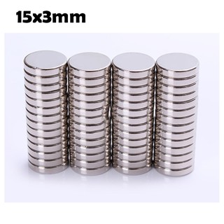 Nam châm đất hiếm viên tròn 15x3mm