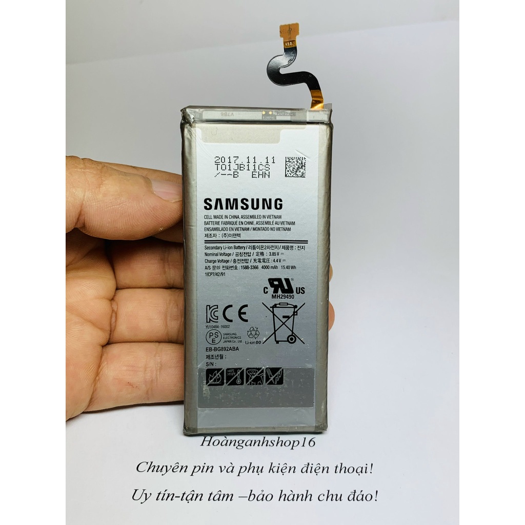 PIN samsung s8 active g892 bảo hành đầy đủ tận tâm