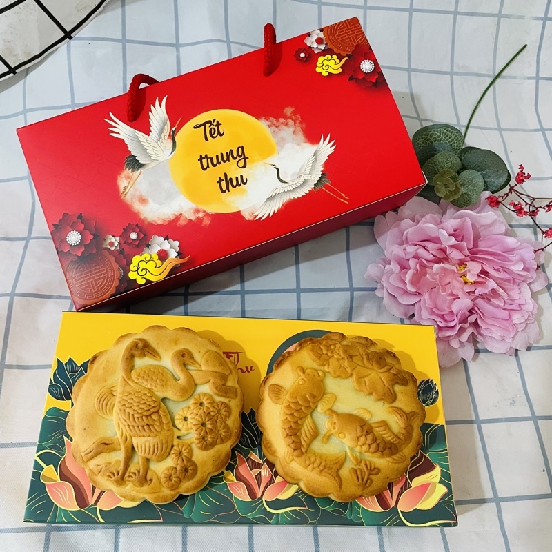 Hộp Đựng 2 Bánh Trung Thu Mẫu Mới 2022