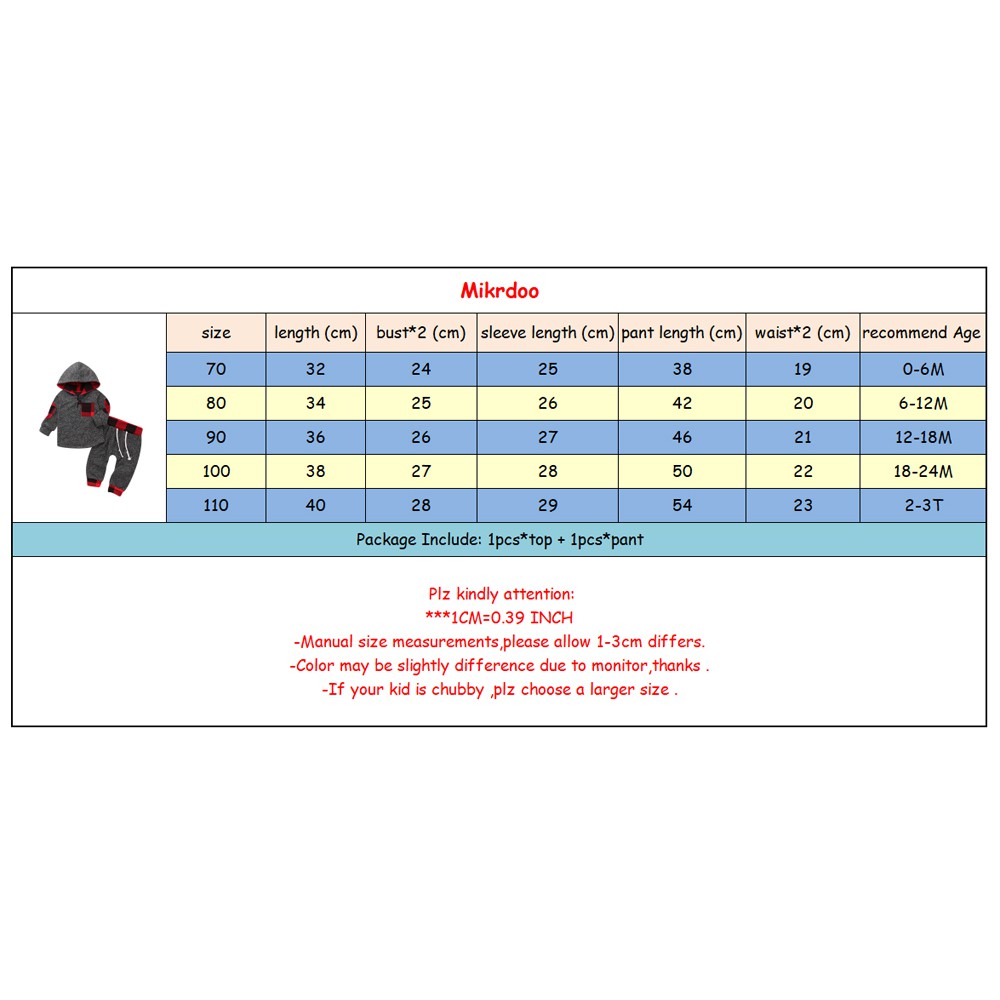 Bộ áo hoodie + quần dài kẻ sọc Mikrdoo cho bé trai