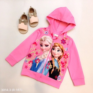 Áo khoác nỉ elsa size đại 8-14t