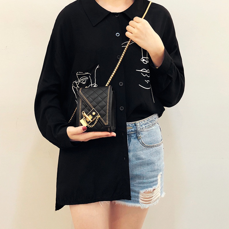 Tui xách mini, dây xích đeo chéo Jime Store T22