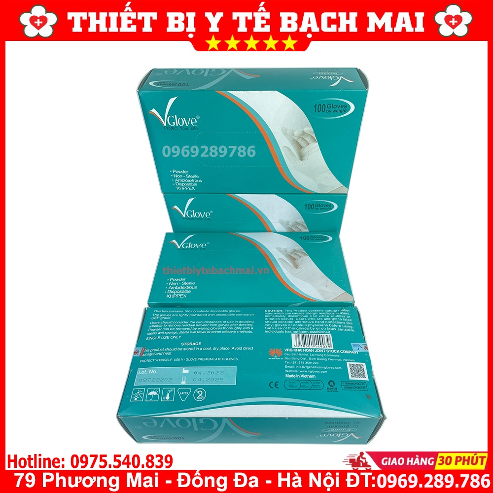 Găng Tay Y Tế Có Bột -  - Không Bám Hút Da Tay