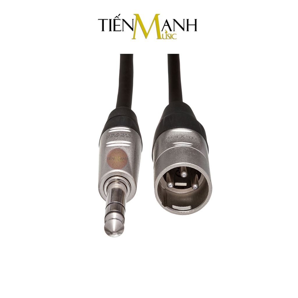 Dây Cáp Loa Kiểm Âm Hosa Pro Balanced REAN XLR Canon Đực sang 6ly Stereo TRS HSX-001.5, 003, 005, 010 1/4 in to XLR3M