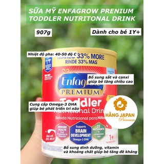 Sữa bột Enfagrow Premium toddler cho bé từ 12-36m - Enfagrow 680gr , 907gr , 1.04kg - Mỹ