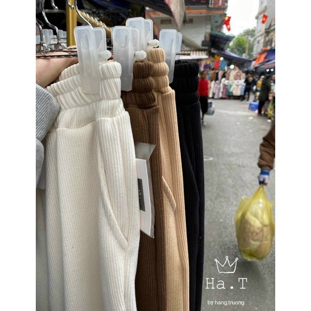 BÁN SỈ QUẦN JOGGER TĂM 4 MÀU CHO NỮ
