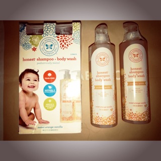 500ml- tắm gội 100% organic honest usa