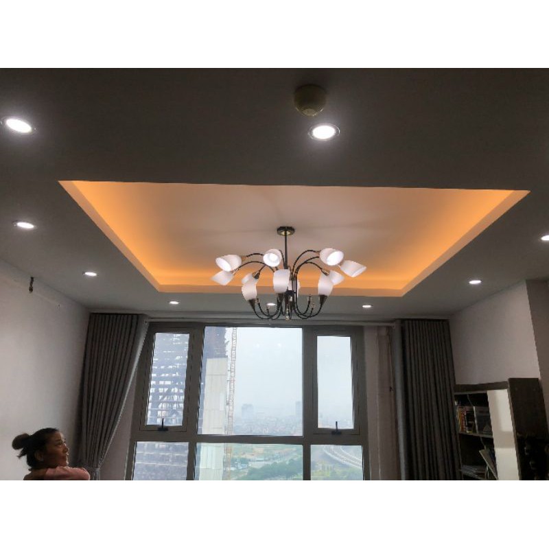 Đèn chùm - đèn chùm phòng khách - đèn thả - Đèn Chùm Thả 12tay Thắp Sáng Cao Cấp Phong Cách Châu Âu Sang Trọng_7291