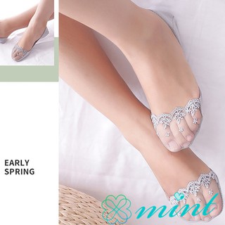 Tất ren nửa bàn chân chống trượt