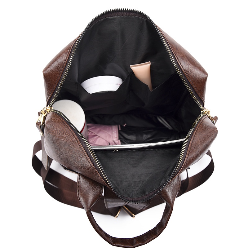 Balo vải da Chuwanglin thời trang phong cách vintage cao cấp