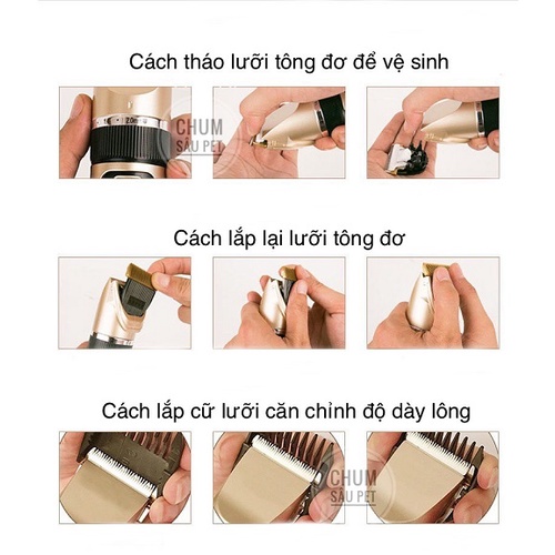 Tông Đơ Cắt Tỉa Cạo Lông Chó Mèo