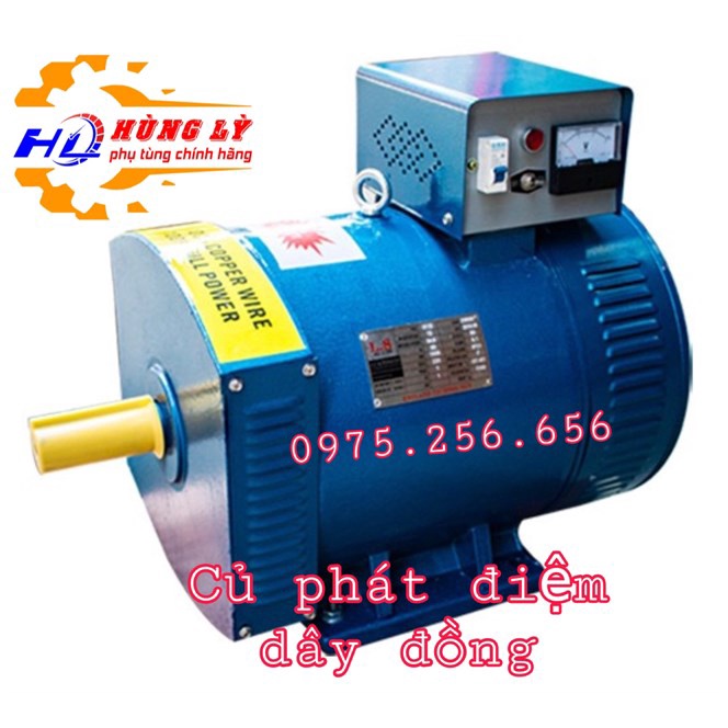 Củ Phát điện 7.5KW T phong  tạo điện mobin