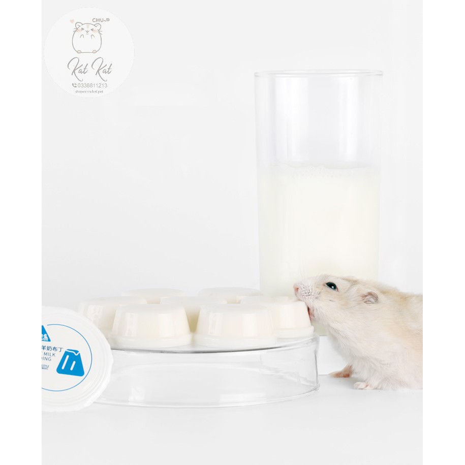 Thạch sữa dê - đồ ăn dặm cho hamster