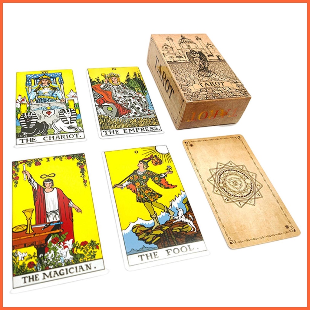 Bộ Bài Tarot 78 Lá Phiên Bản Tiếng Anh 12 * 7cm