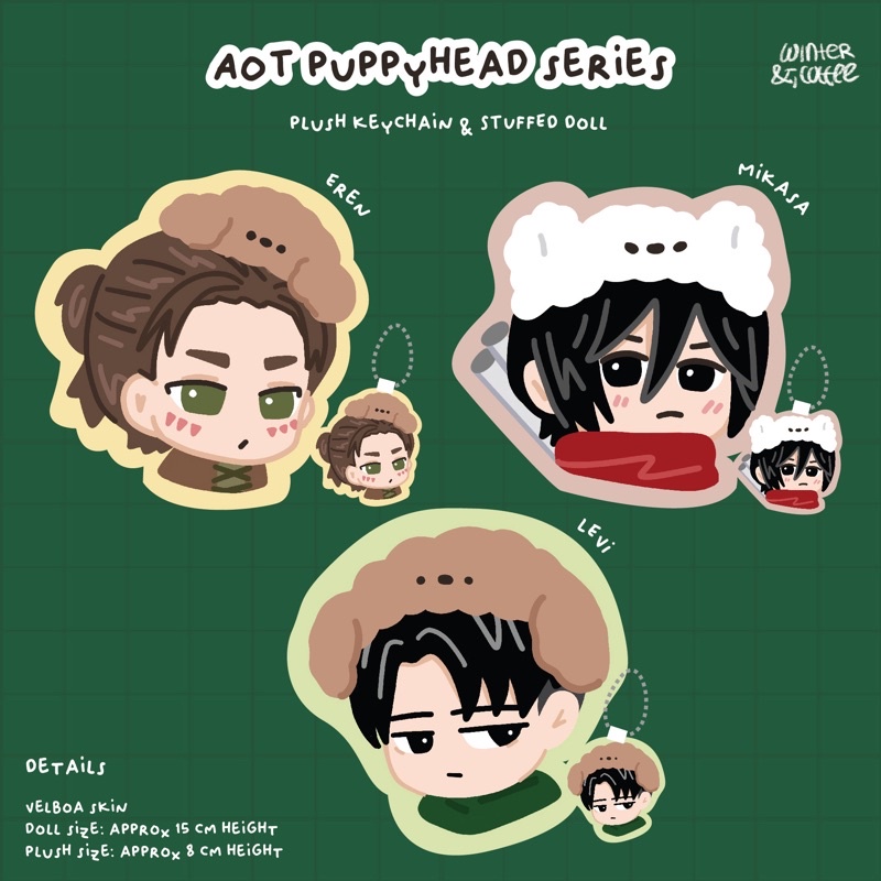 Móc Khóa Búp Bê Nhồi Bông Trong Attack ON TITAN Mô Hình Nhân Vật Anime Attack on Titan Độc Đáo Sống Động