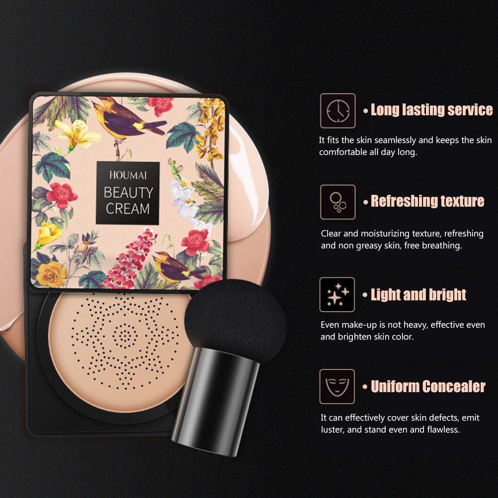(Hàng Mới Về) Kem Bb Air Cushion Che Khuyết Điểm Có Mút Đầu Nấm Thời Trang | BigBuy360 - bigbuy360.vn