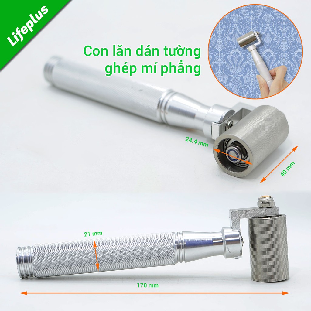 Con lăn cho giấy dán tường thép không gỉ khổ 40mm