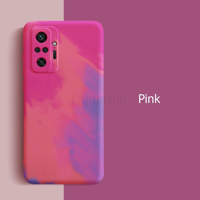 Ốp Điện Thoại Dáng Vuông Màu Nước Cho Xiaomi Redmi 10 Note 10 Pro 10S 9A 9C K40 PRO 5G 4G 2021 | BigBuy360 - bigbuy360.vn