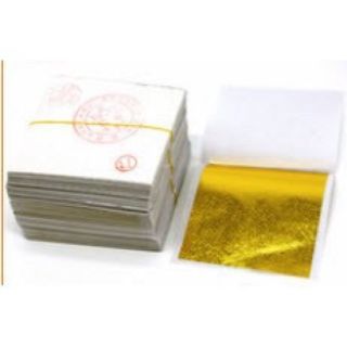 100 lá dát vàng 🌅 FREESHIP 🌅 nguyên liệu dát vàng, trang trí slime