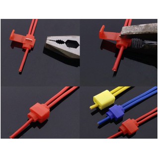 100 cút nối dây điện kẹp mềm chữ t