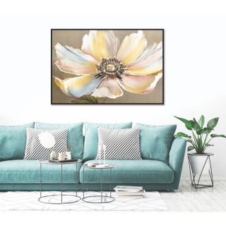 Tranh canvas hoa nghệ thuật 50 x 70cm khung viền đen SR119-2