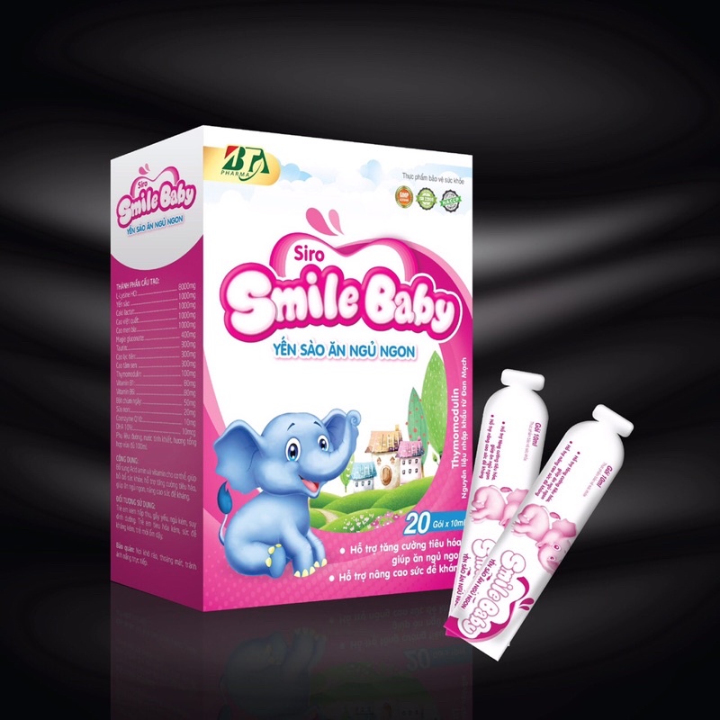 SIRO SMILE BABY YẾN SÀO ĂN NGỦ NGON